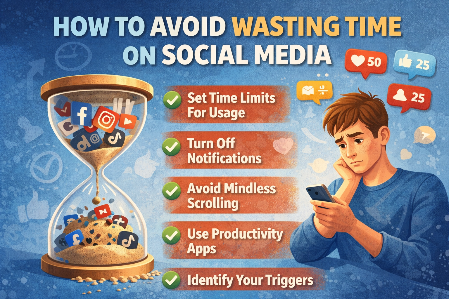 How to Avoid Wasting Time on Social Media